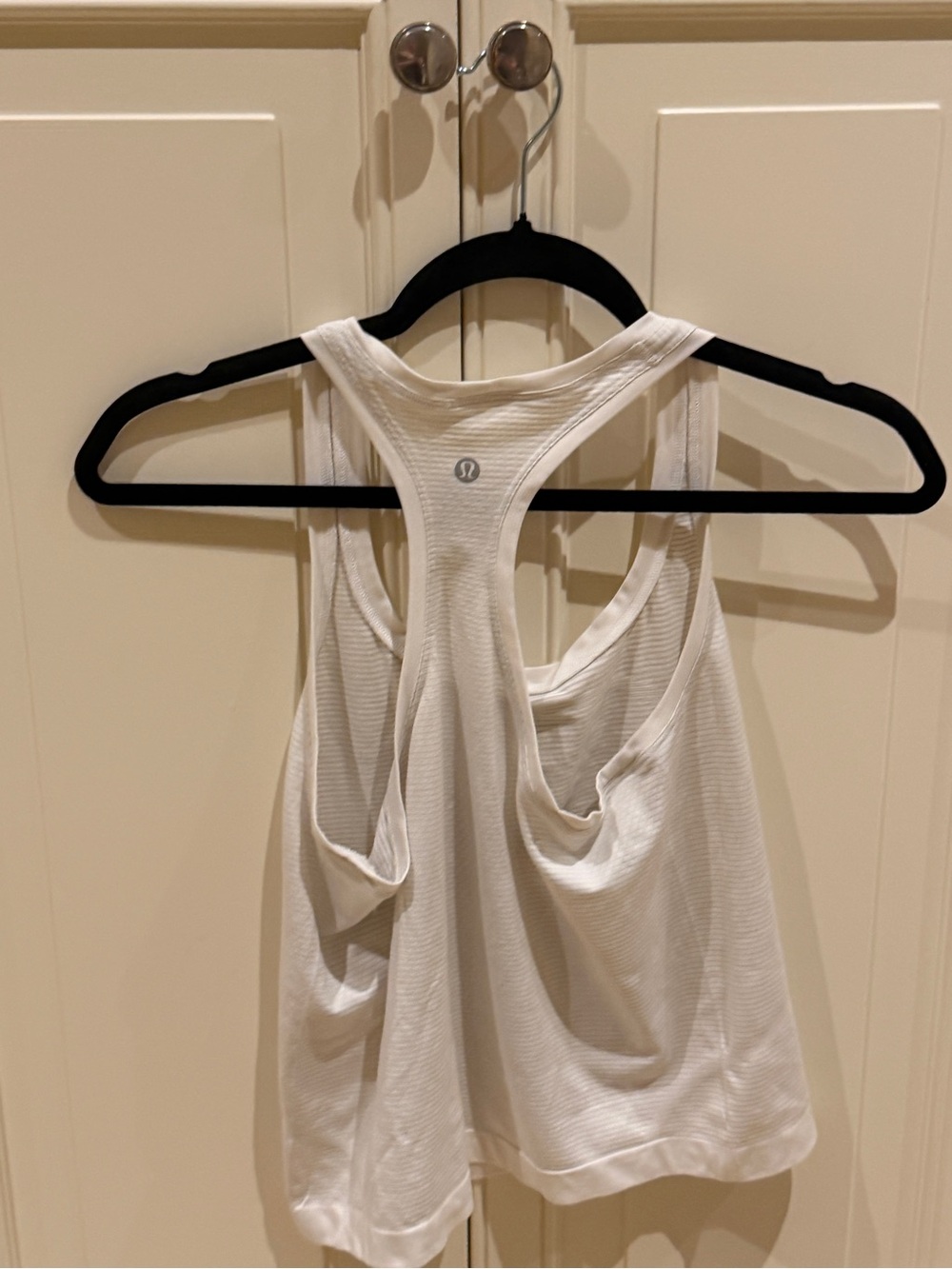 lululemon athletica White Ribbed Racerback Tank - Picture 2 of 2